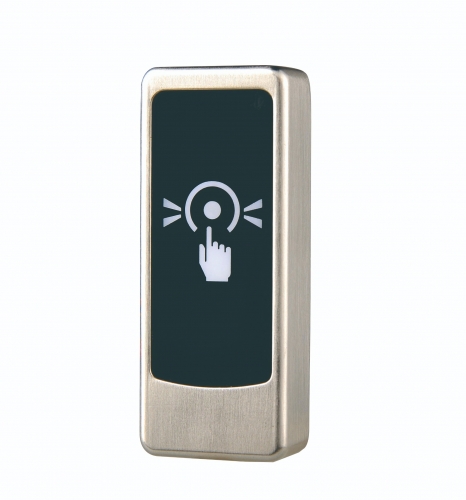 Aleación de Zinc Touch Sensor de salida de la puerta interruptor Push con luz led para control de acceso de la puerta SAC-B705